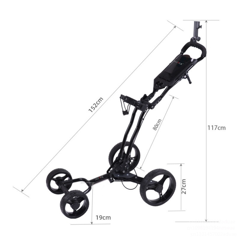 Golf Push Cart Swivel Foldable - Golf Bag Stand Cart review and price